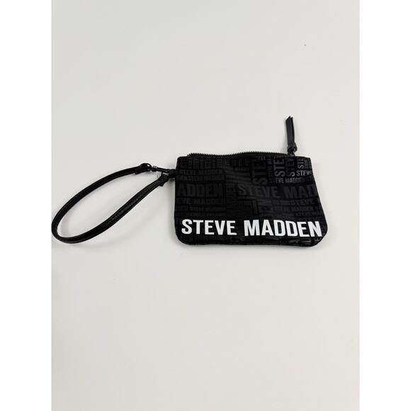 Steve Madden Black and White Wristlet Wallet - Picture 3 of 10